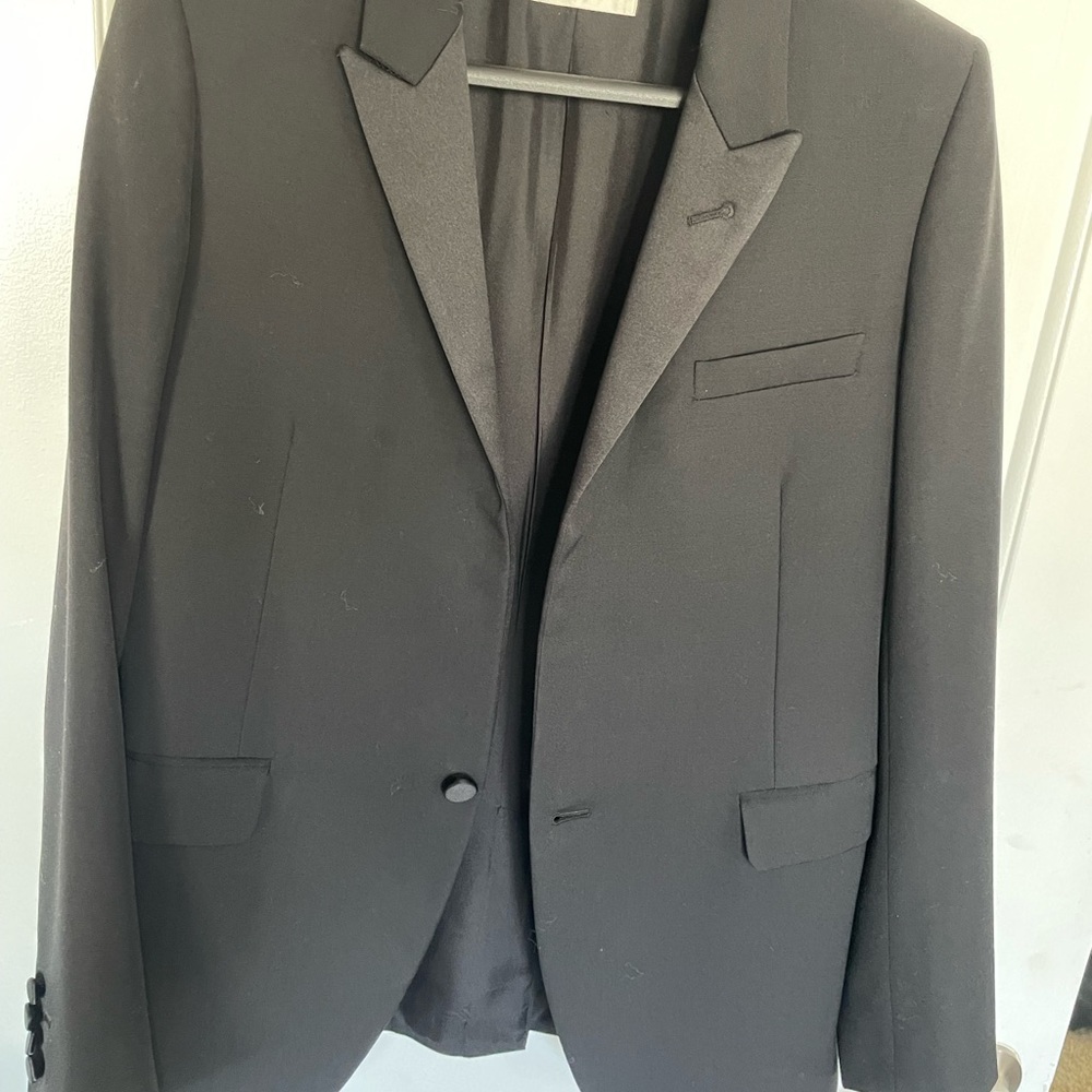 Saint Laurent Grain de Poudre Women’s Blazer Size 38